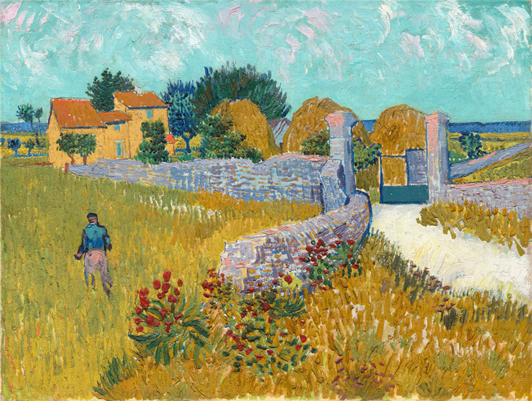 Farmhouse In Provence Van Gogh Oil Painting